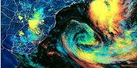 A tempestade tropical Akará está sobre o Oceano Atlântico, em alto-mar, e tem trajetória prevista para Sul, não em direção a tocar terra no continente