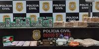Policiais civis da 2° Delegacia de Repressão ao Narcotráfico efetuaram apreensões em Porto Alegre e Cachoeirinha