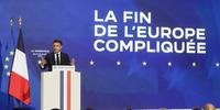 Macron discursou na universidade de Sorbonne em Paris