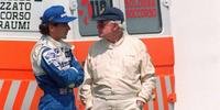 Senna com Sid Watkins