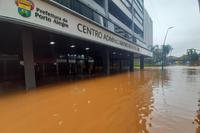 Água invade Centro Administrativo da Prefeiyura