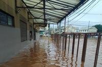 Parque gráfico do Correio do Povo fica localizado no Quarto Distrito e ficou inundado