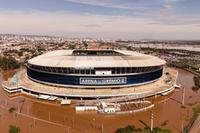 Arena do Grêmio e região abaixo dágua