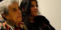 Lia Regina Carvalho Venturella e sua filha Liane Venturella no curta-metragem À Borda da Vida