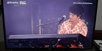 Bruno Mars na sua última participação no festival The Town no Brasil