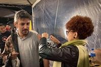Técnicos da Secretaria Municipal de Saúde vacinam socorristas com vacinas contra a influenza (gripe), antitetânica eantirrábica