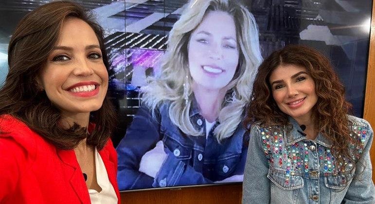 Paula Fernandes e Shania Twain se encontram dez anos depois de gravarem uma m&uacute;sica juntas