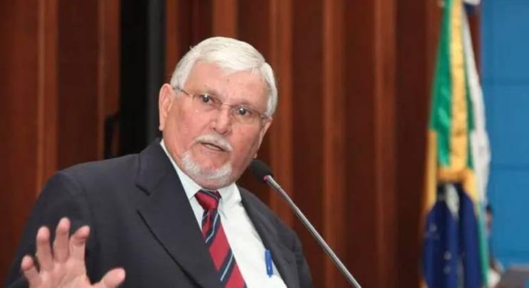 O deputado estadual Zeca do PT, em discurso na Assembleia Legislativa do Mato Grosso do Sul