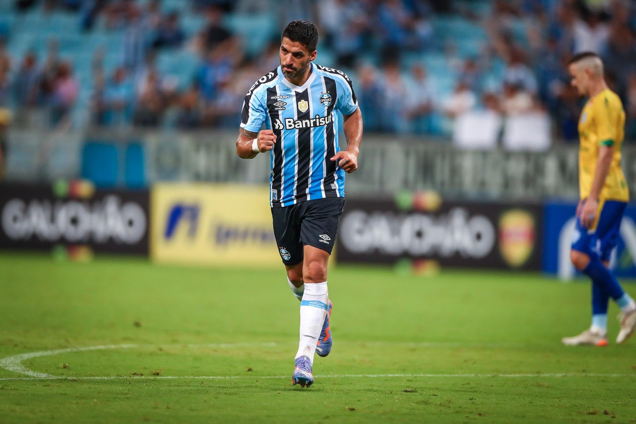 Su&aacute;rez deixou a sua marca na goleada contra o Novo Hamburgo por 6 a 1