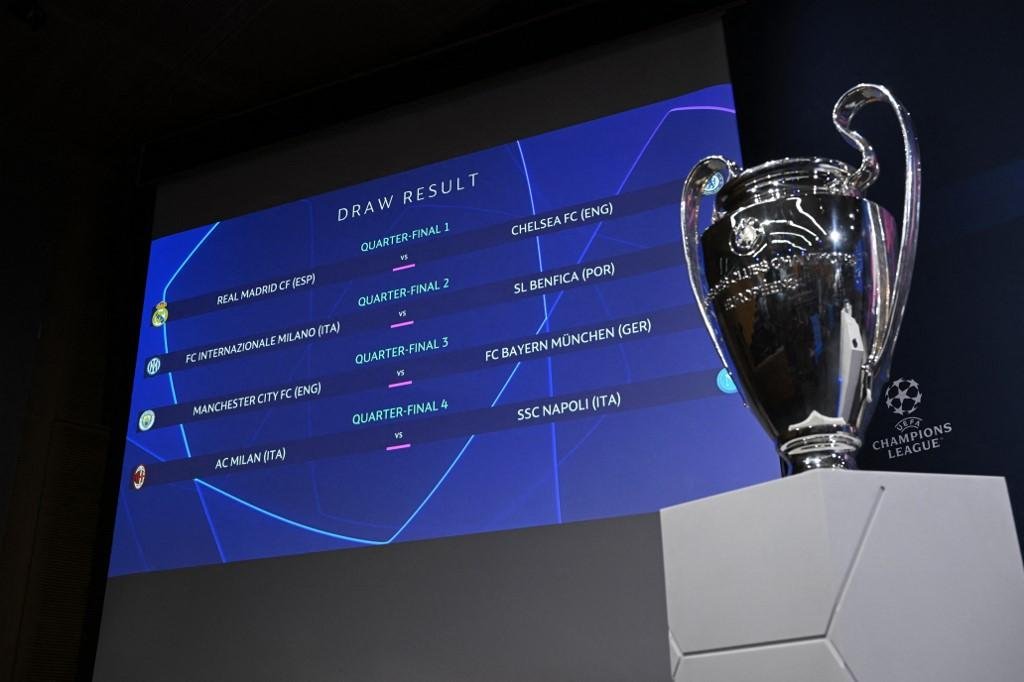 Chaveamento at&eacute; a final da Champions League 2022/2023 est&aacute; definido
