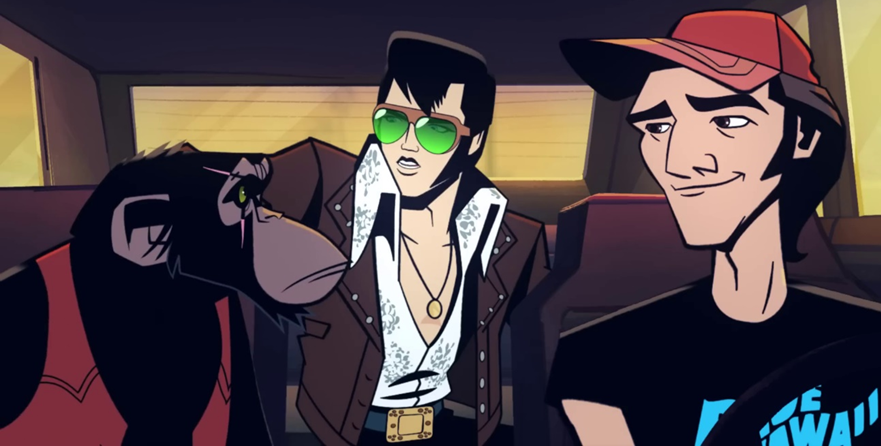 &ldquo;Agente Elvis&rdquo;, s&eacute;rie animada que traz o &ldquo;Rei do Rock&rdquo; no papel de um agente secreto americano