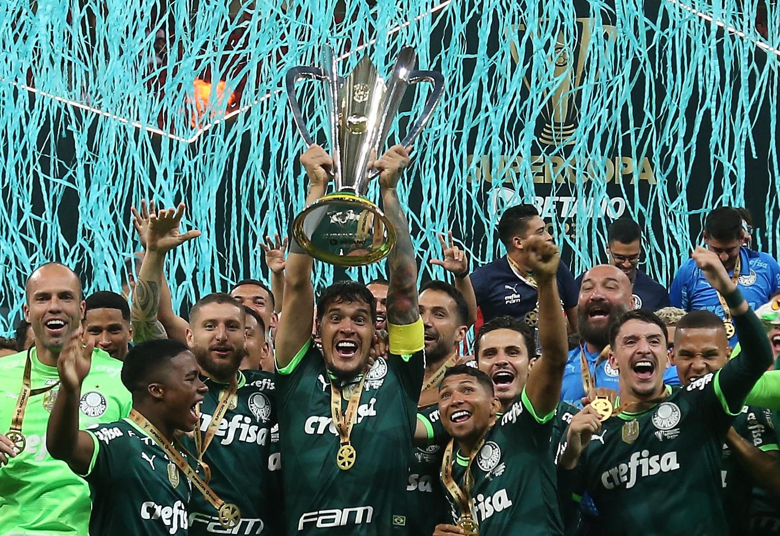 O Palmeiras &eacute; o atual campe&atilde;o nacional. O Verd&atilde;o tem como vantagem a manuten&ccedil;&atilde;o do grupo vencedor, com exce&ccedil;&atilde;o de Gustavo Scarpa, agora no Nottingham Forest