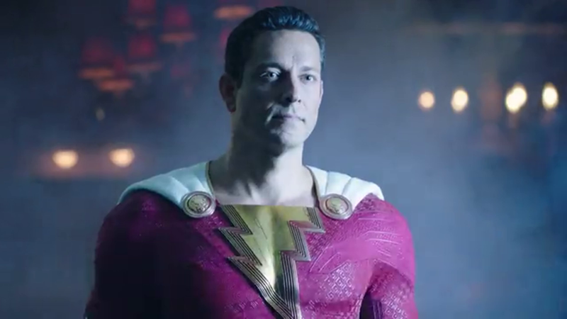 Zachary Levi vive o protagonista de 'Shazam! F&uacute;rias dos Deuses'