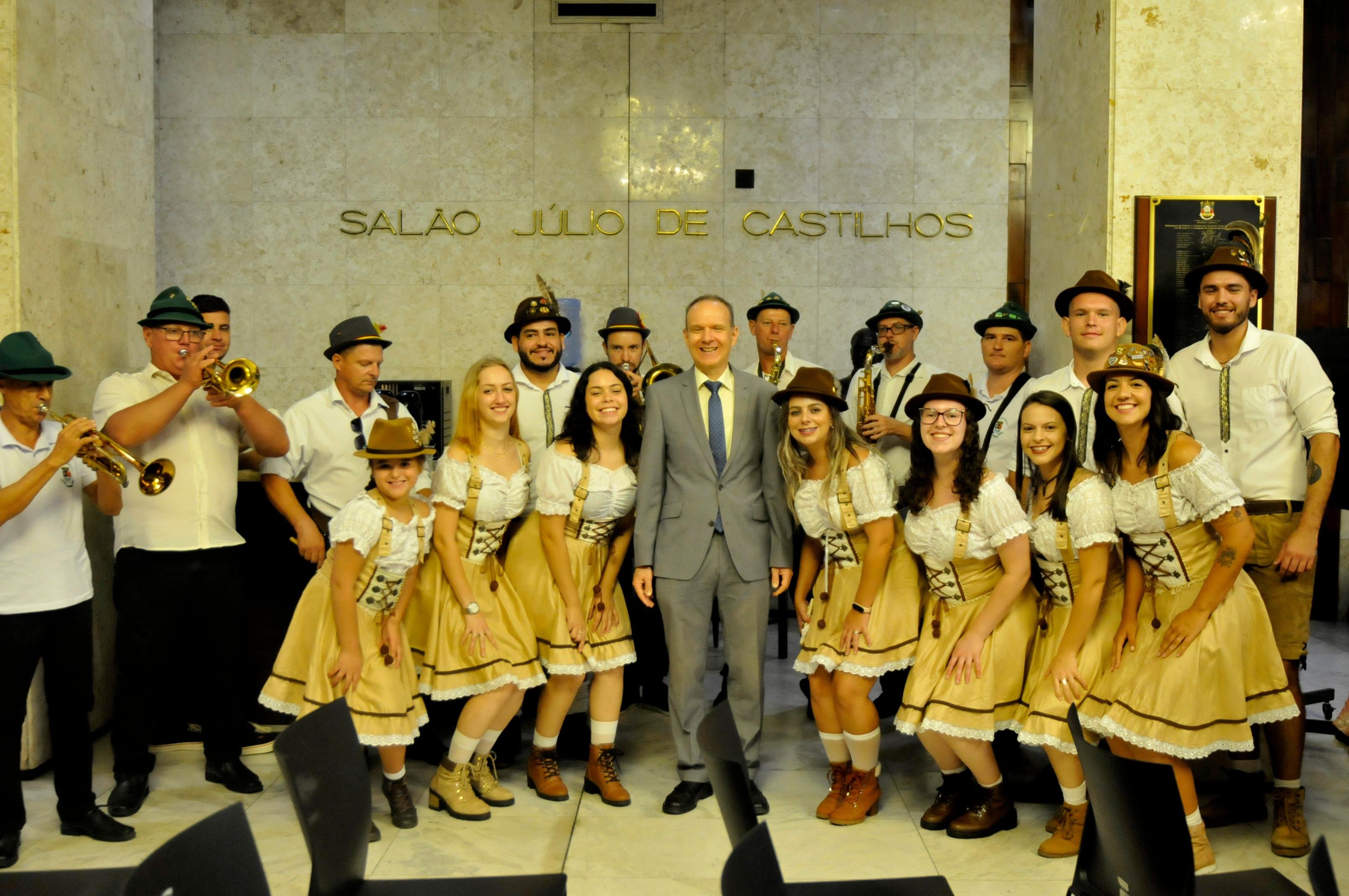 C&ocirc;nsul-geral da Alemanha para o Rio Grande do Sul e Santa Catarina, Milan Andreas Simandl, participou da cerim&ocirc;nia