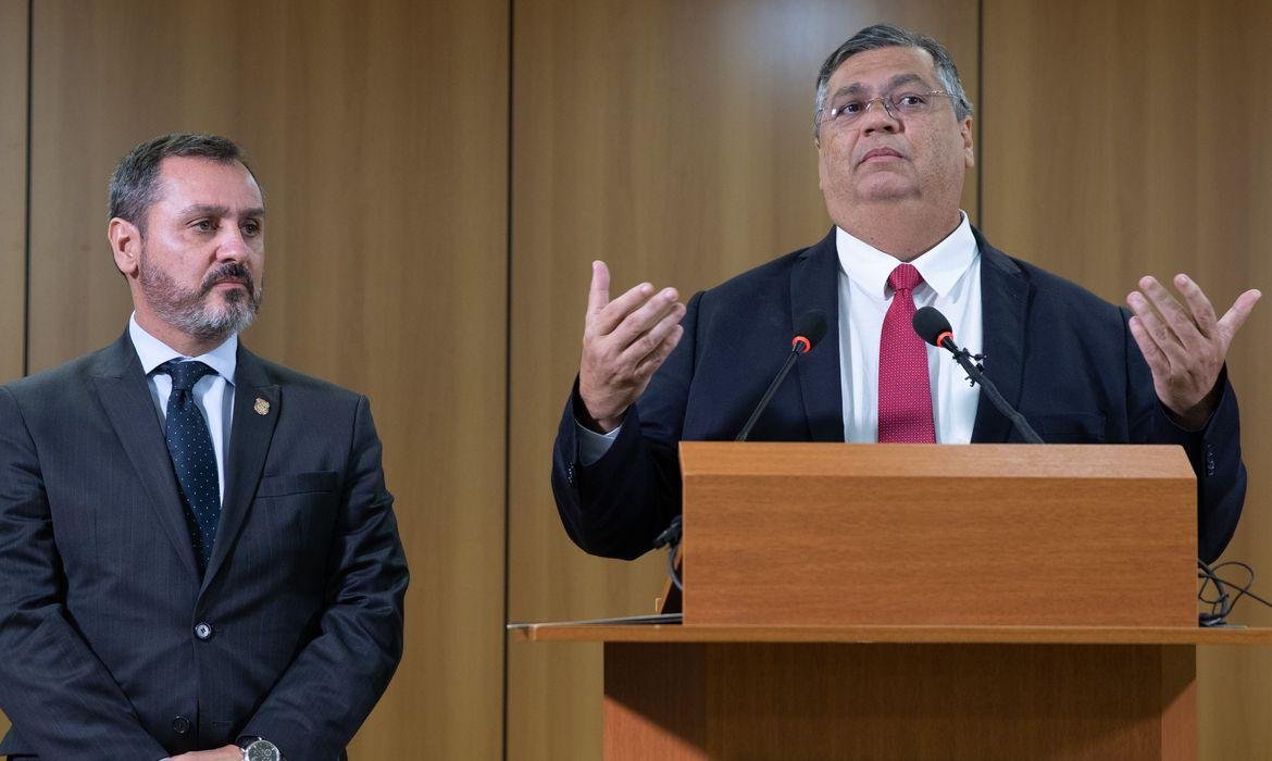 Fl&aacute;vio Dino, ministro da Justi&ccedil;a e Seguran&ccedil;a P&uacute;blica