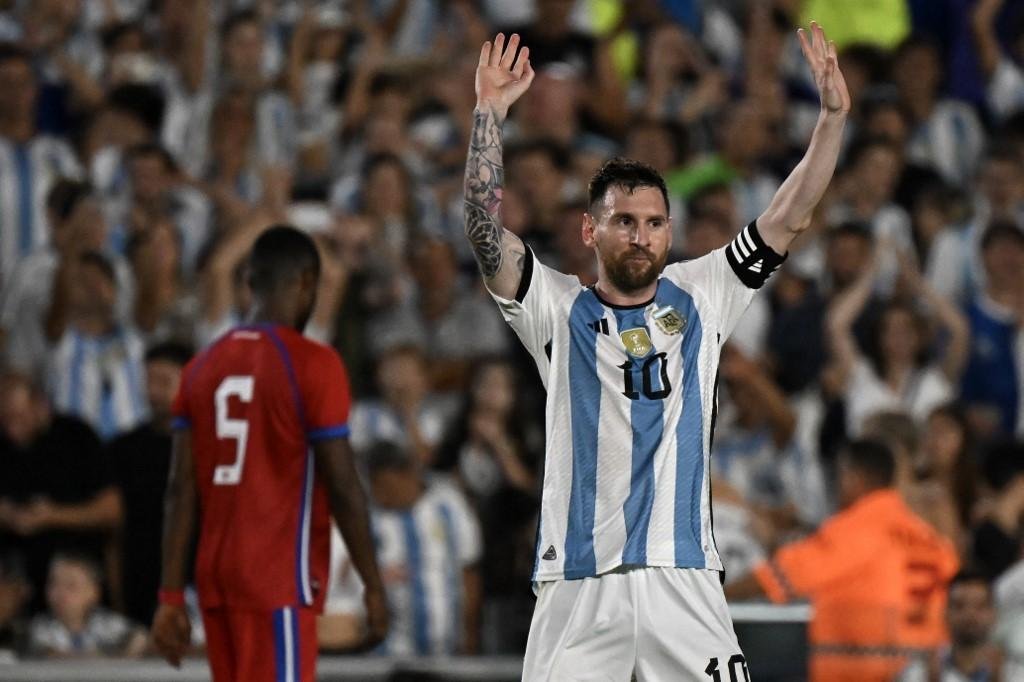 Messi anotou gol 99 pela sele&ccedil;&atilde;o
