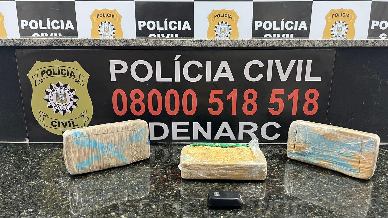 Entorpecente seria distribu&iacute;do em  Alvorada e Viam&atilde;o