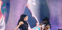 Cantora se apresentou ao lado de Lil Nas X, uma das principais atrações do palco Chevrolet