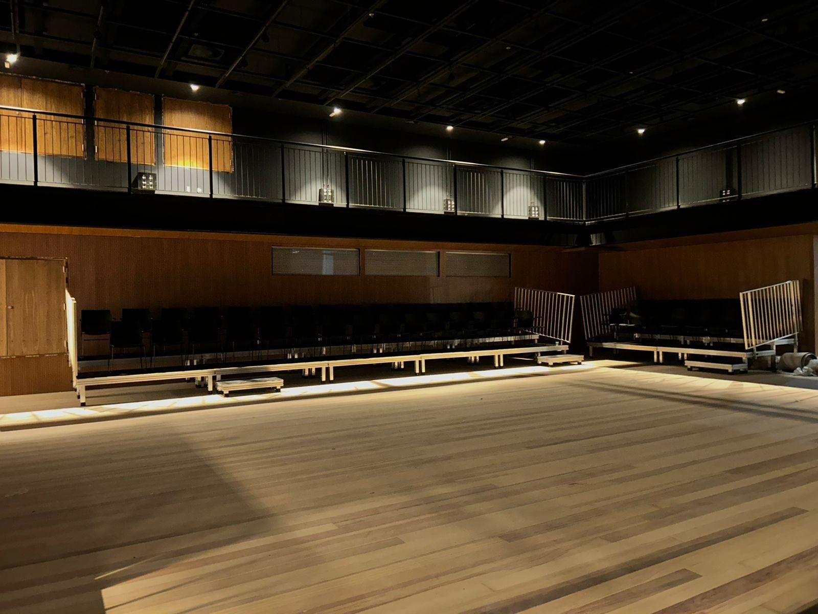 O Multipalco Eva Sopher possui 18 mil m&sup2; e Teatro com capacidade para 120 pessoas