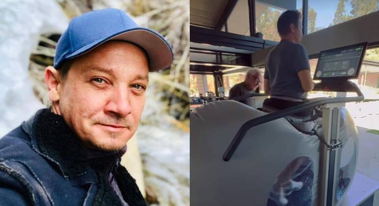 Jeremy Renner volta a andar ap&oacute;s acidente com limpador de neve
