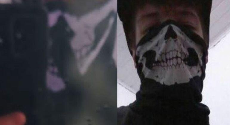Estampa de caveira &eacute; s&iacute;mbolo supremacistas americanos