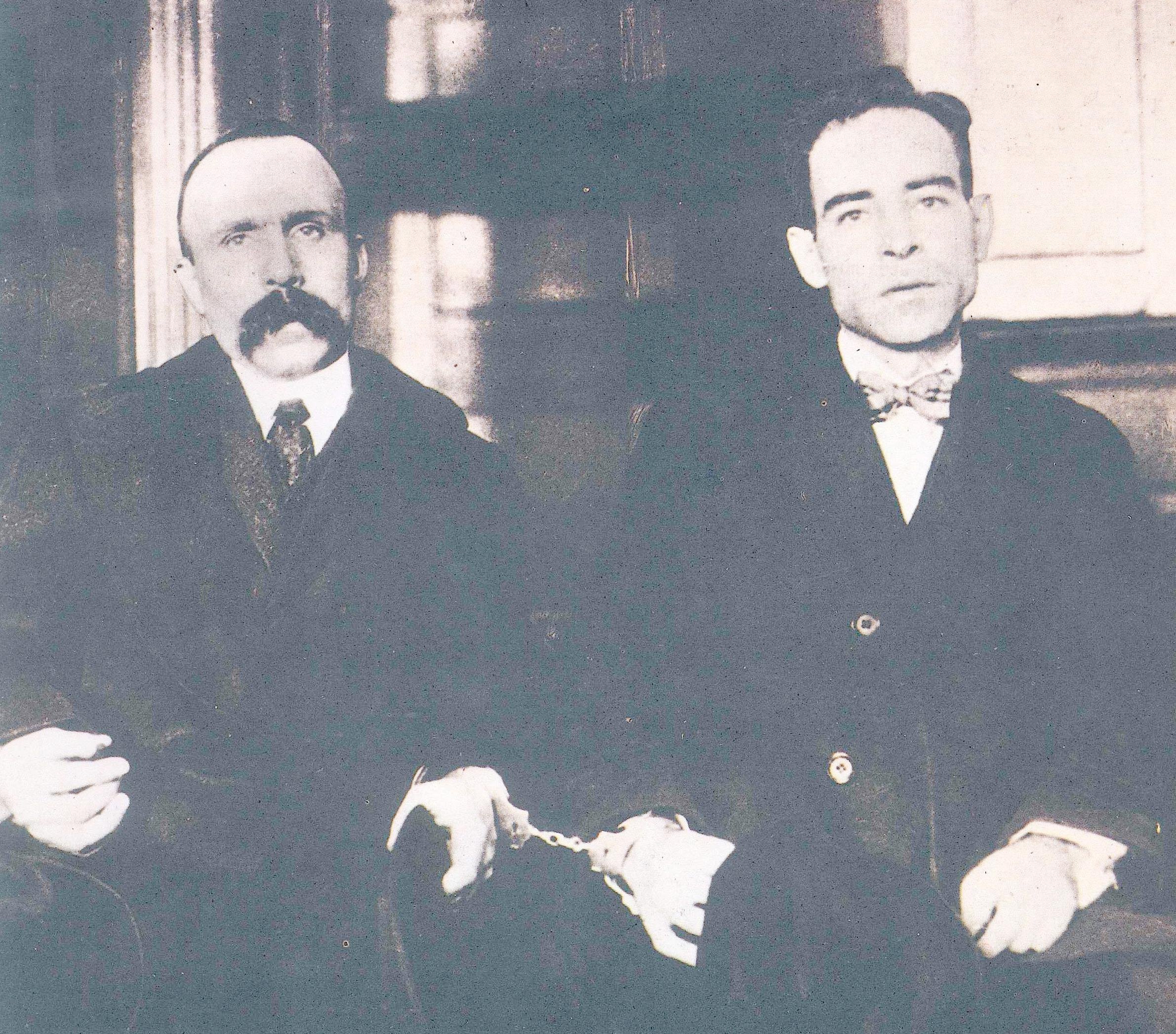 Protestos contra a condena&ccedil;&atilde;o &aacute; morte dos anarquistas Sacco e Vanzetti, nos EUA