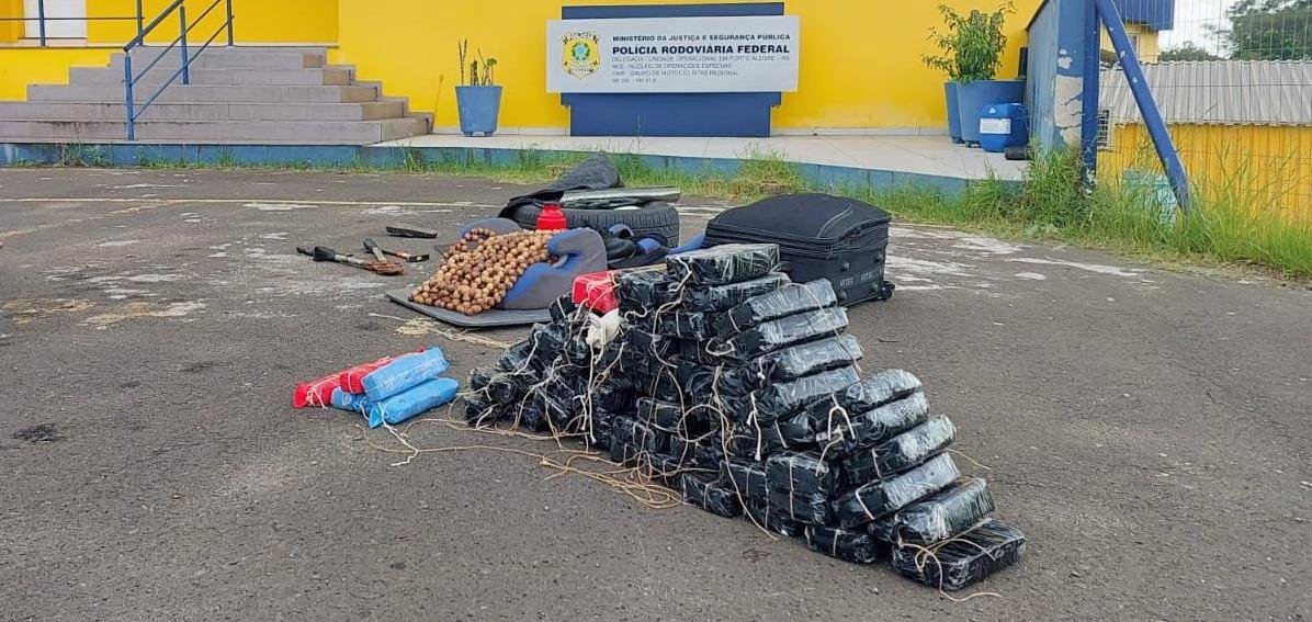 Um traficante paranaense foi preso em flagrante
