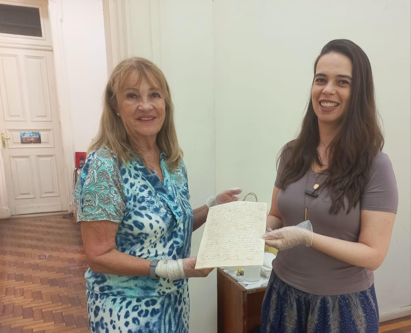O documento &ldquo;Carta de Porongos" foi restaurado com recursos oriundos do Programa Avan&ccedil;ar na Cultura, do governo do Estado