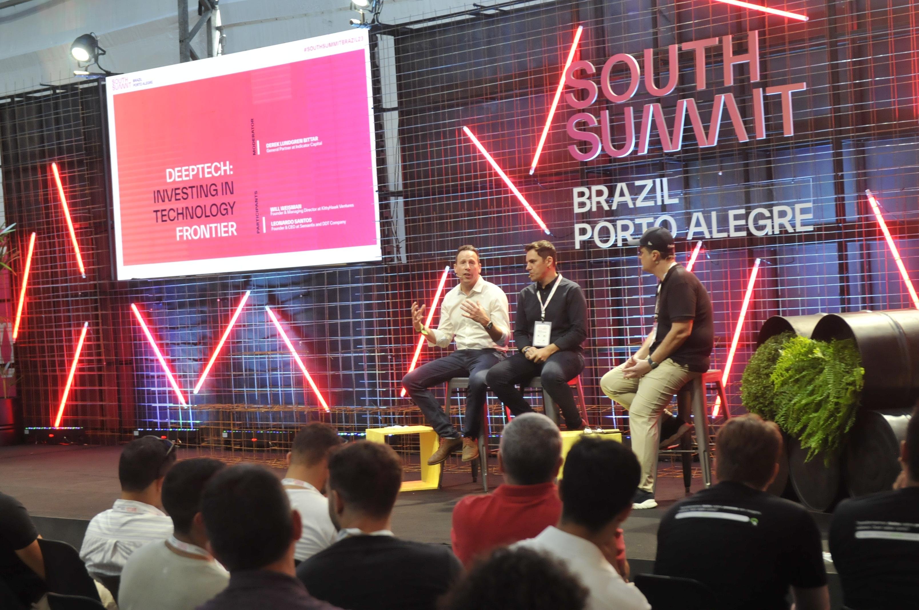 Painelistas debateram sobre os investimentos em deep techs no mundo.