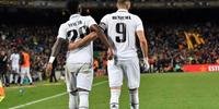 Vinícius Júnior e Benzema comandaram vitória por 4 a 0 no Camp Nou