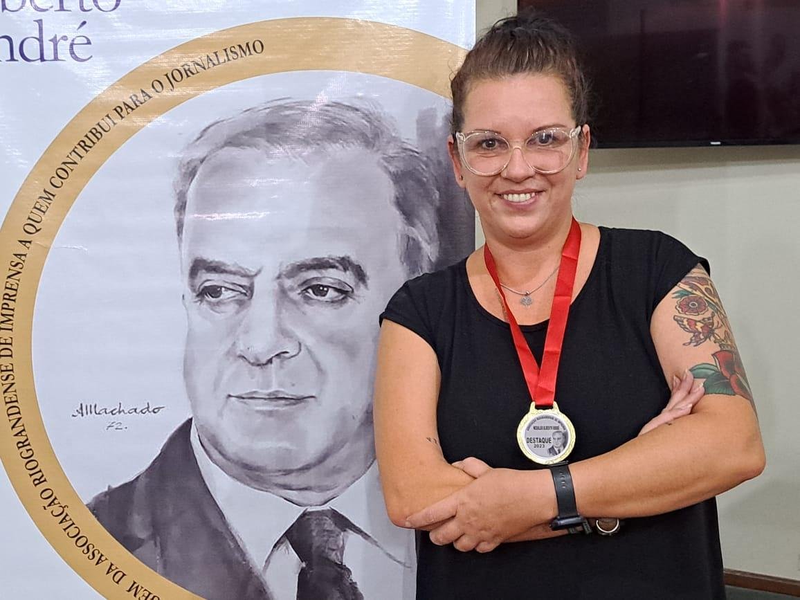 Taline Oppitz teve a trajet&oacute;ria destacada com a distin&ccedil;&atilde;o