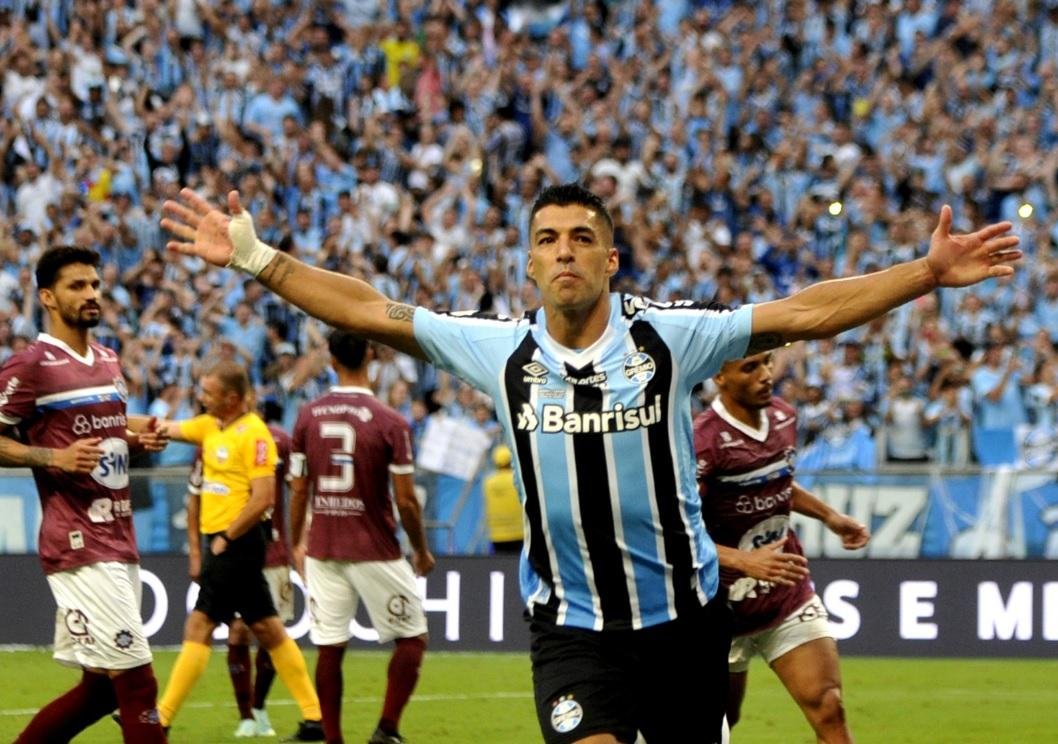 Su&aacute;rez &eacute; a principal arma do Gr&ecirc;mio em 2023