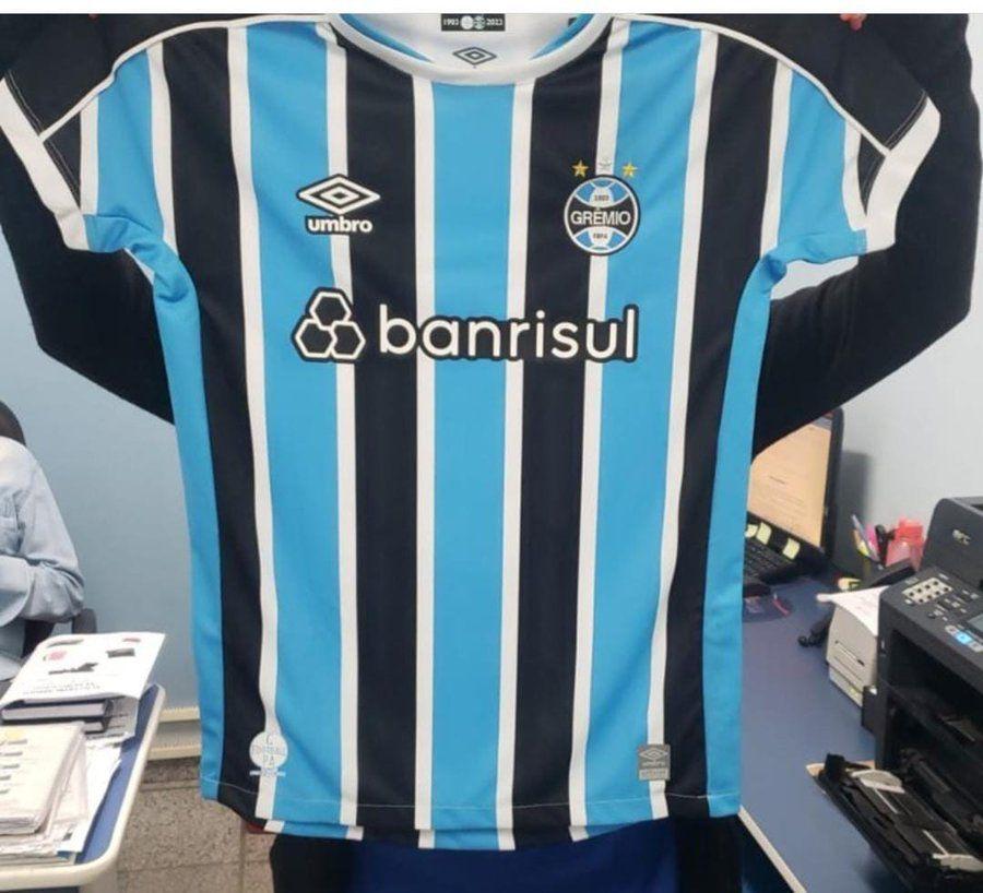 Nova camisa do Gr&ecirc;mio para 2023