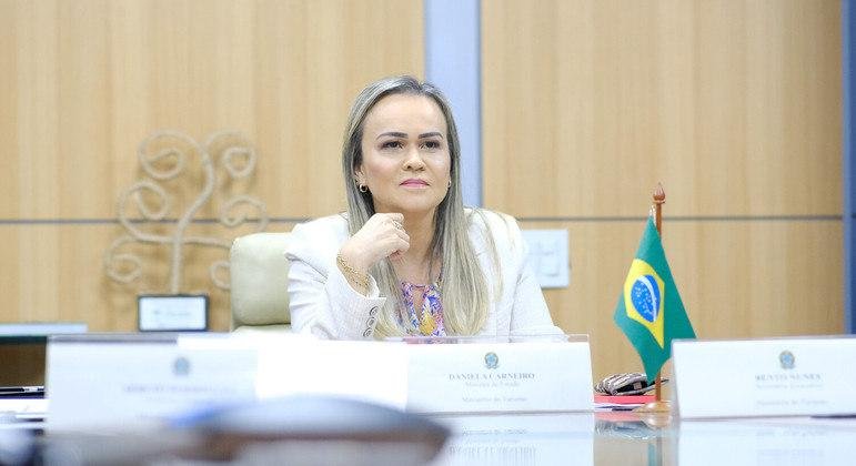 A ministra do Turismo, Daniela Carneiro