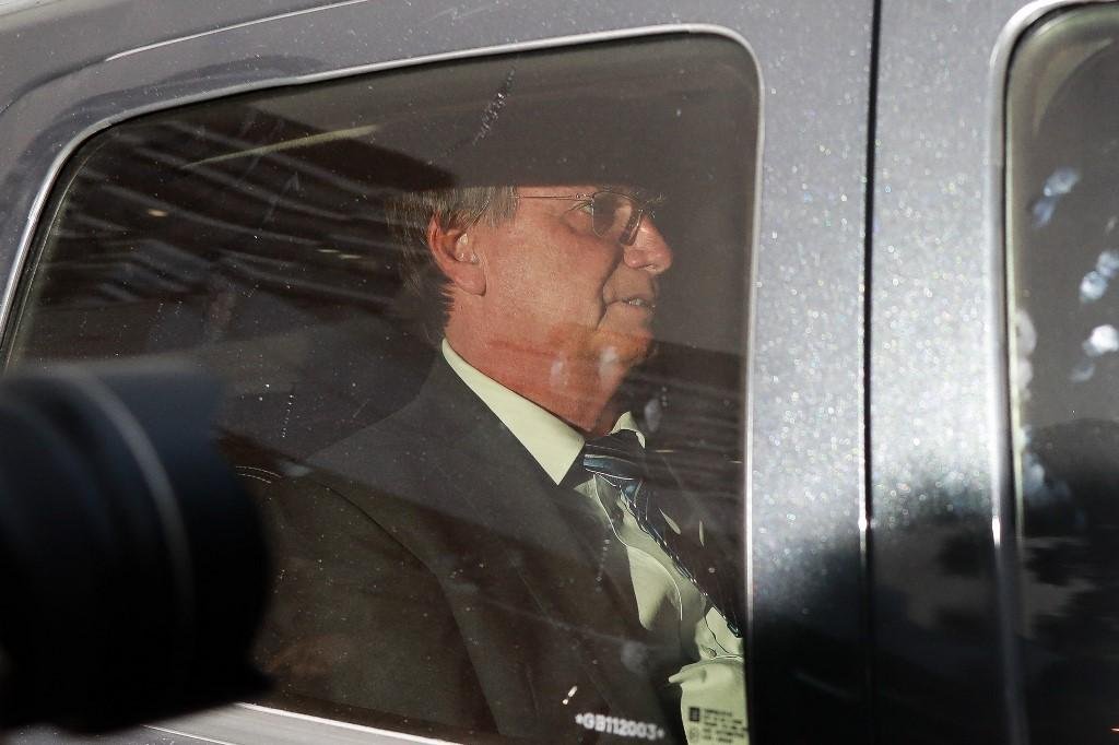 Ex-presidente Bolsonaro, ap&oacute;s depoimento no dia 5 de abril