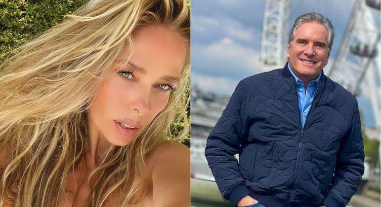 Adriane Galisteu e Roberto Justus foram casados por 8 meses
