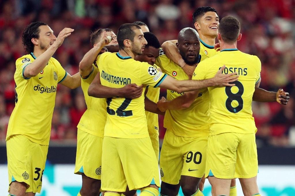 Lukaku marcou o segundo gol da vit&oacute;ria da Inter de Mil&atilde;o em Lisboa