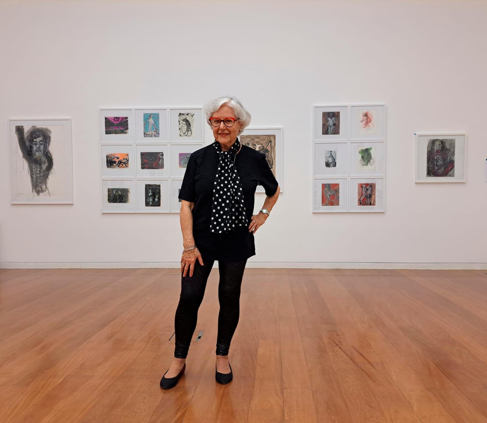 Vera Chaves Barcellos &eacute; a respons&aacute;vel pela curadoria da mostra "Iber&ecirc; Camargo: Desenhos"