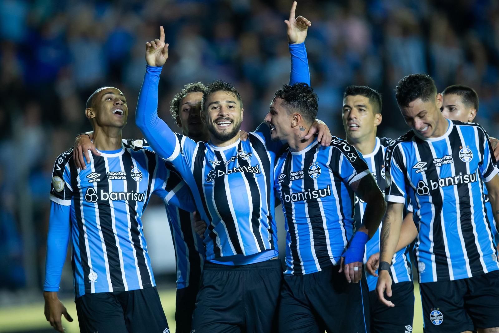 Gr&ecirc;mio venceu o Santos por 1 a 0 em Caxias do Sul