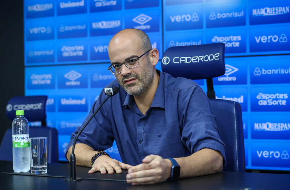 Paulo Caleffi, vice de futebol do Gr&ecirc;mio