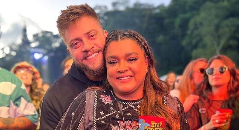Preta Gil em foto com o marido Rodrigo Godoy