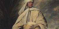 Detalhe da pintura 'Retrato de Mai (Omai)', do britânico Joshua Reynolds, que retrata um jovem polinésio