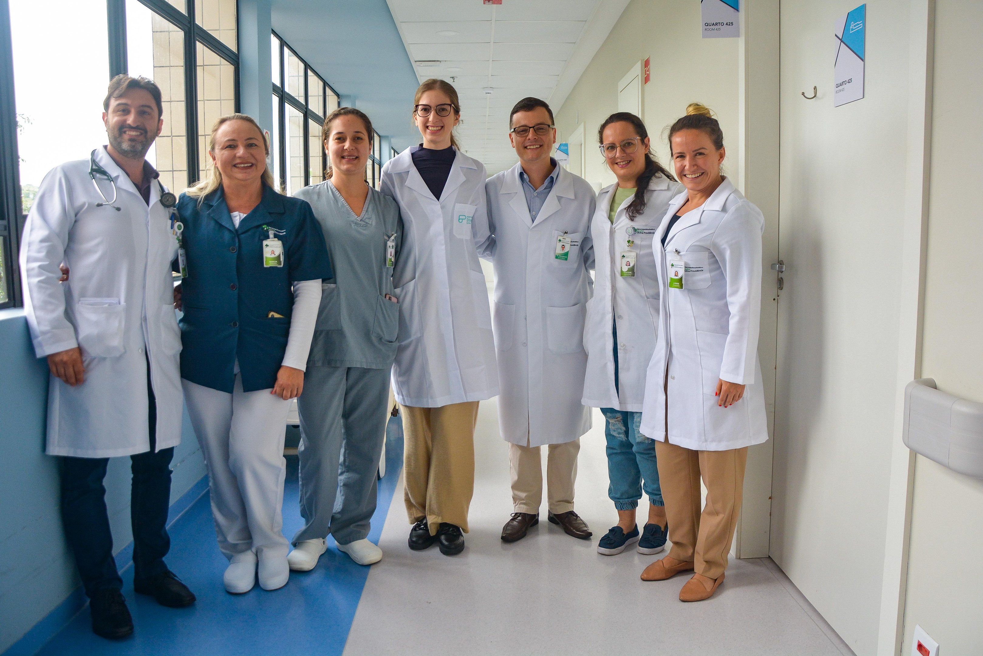 Parte da equipe do Servi&ccedil;o de Cuidados Paliativos do Hospital Divina, em Porto Alegre