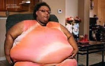 Tanisha chegou, aos 32 anos de idade, a 267 quilos