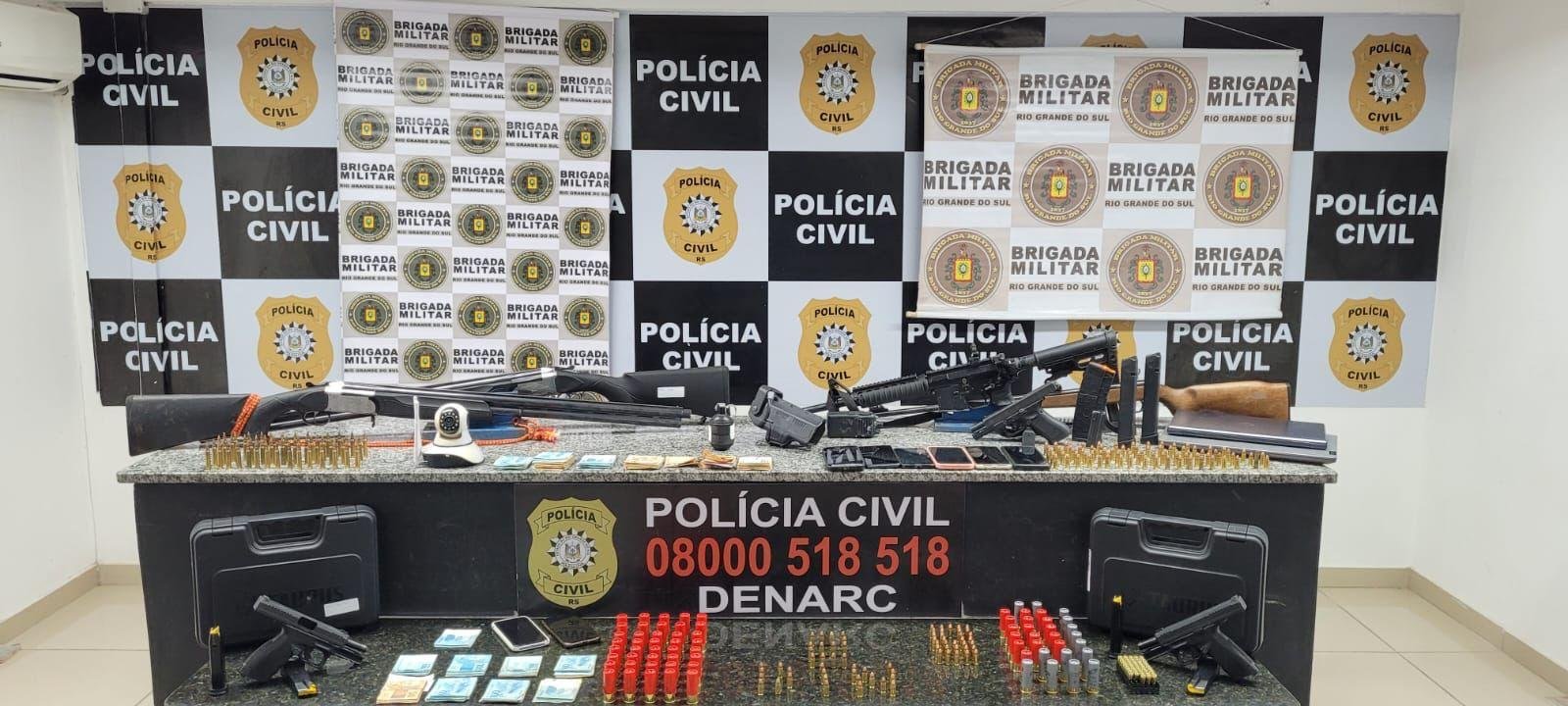 A opera&ccedil;&atilde;o foi conduzida de forma integrada pela 2&ordf; Delegacia de Investiga&ccedil;&otilde;es do Narcotr&aacute;fico e pelos batalh&otilde;es 17&ordm; e 20&ordm; da Brigada Militar.