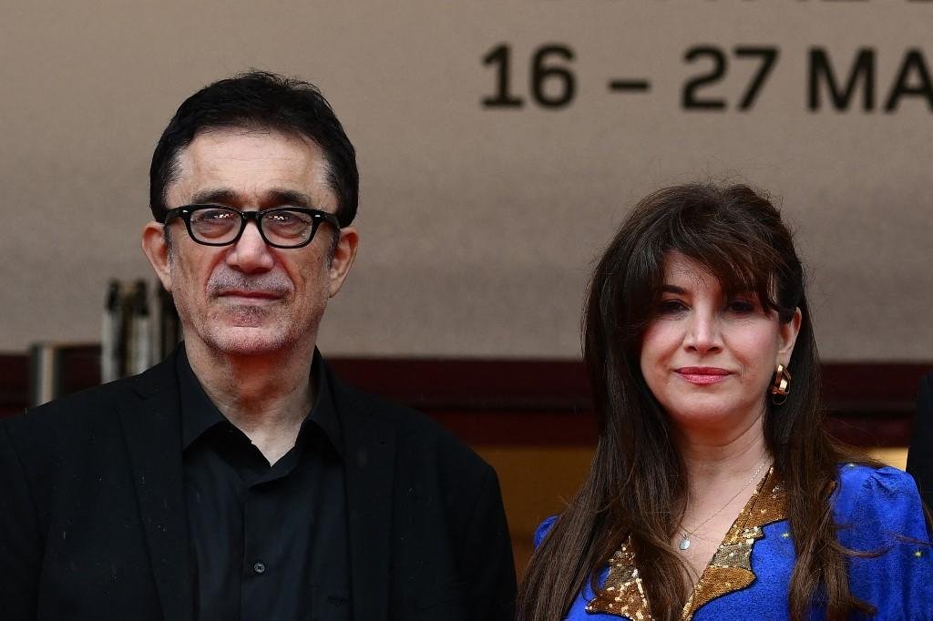 O diretor Nuri Binge Ceylan e a roteirista Ebru Ceylan em Cannes