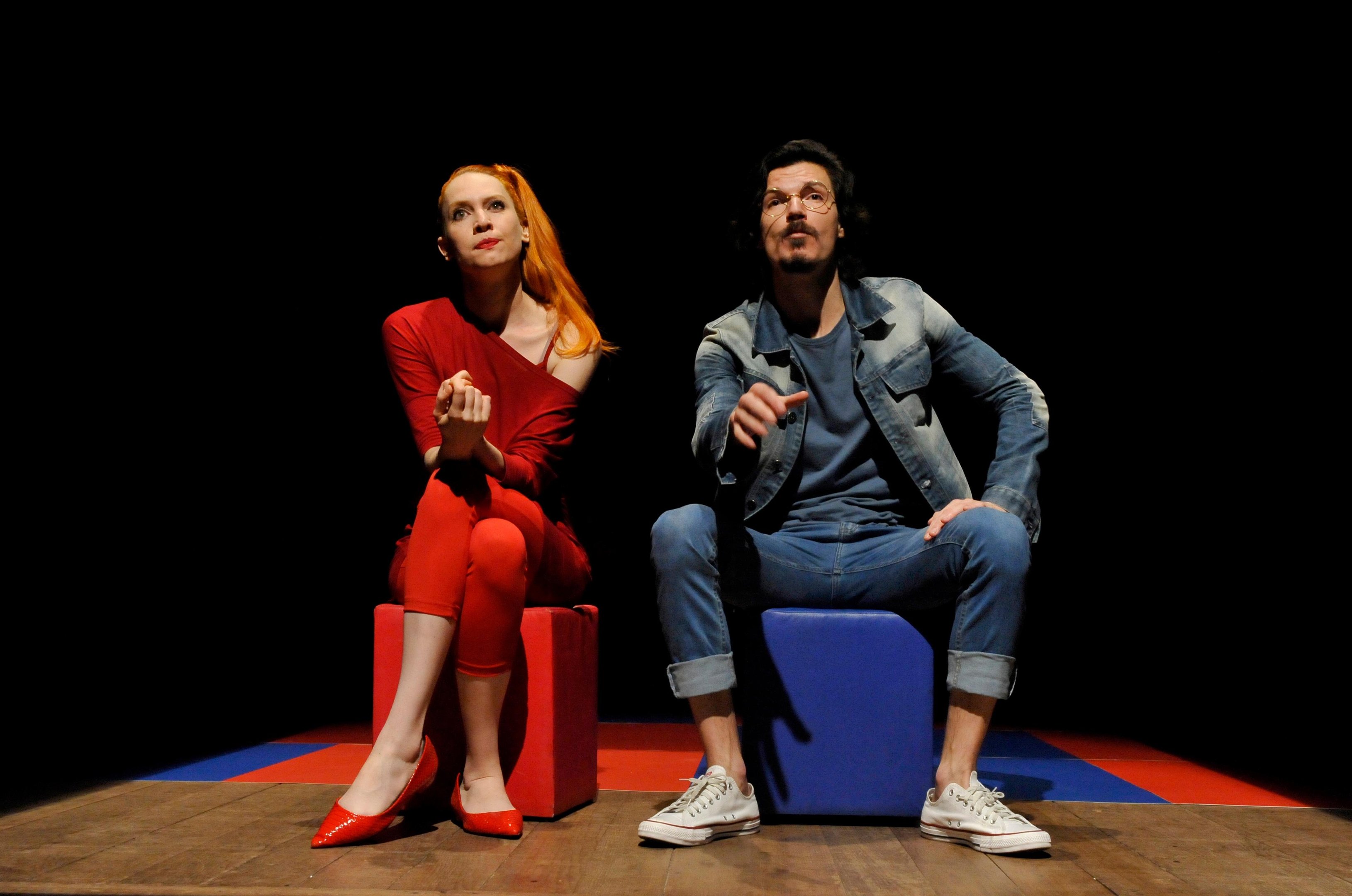 Let&iacute;cia Kleemann e Jo&atilde;o Petrillo  atuam no espet&aacute;culo