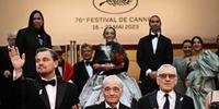 A presença do trio DiCaprio, Scorsese e De Niro voltou a causar sensação no tapete vermelho em Cannes