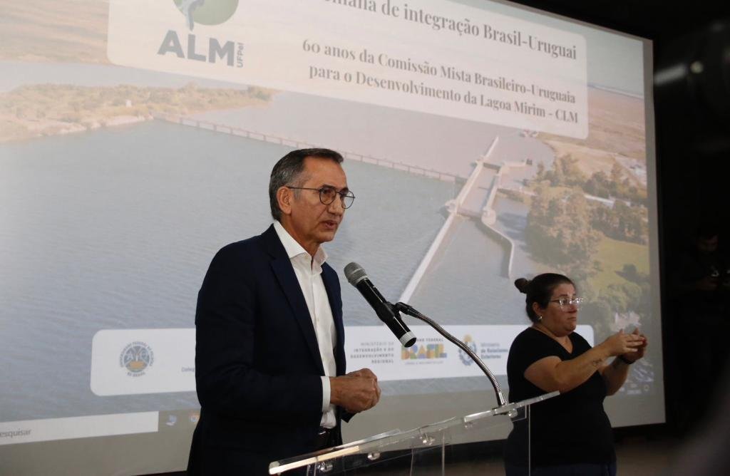 Evento em Pelotas contou com a presen&ccedil;a do ministro da Integra&ccedil;&atilde;o e Desenvolvimento Regional, Waldez G&oacute;es
