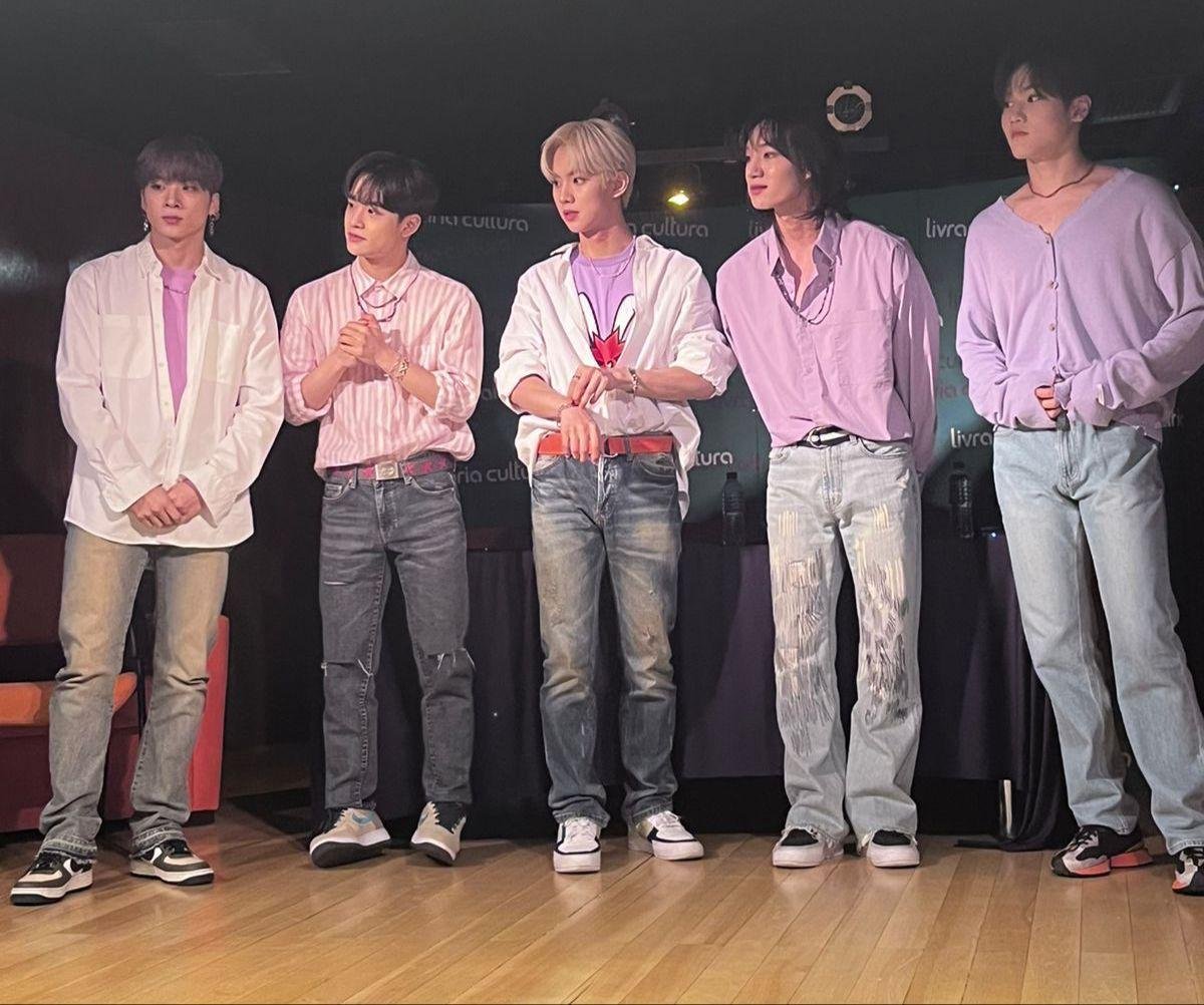 Grupo sul-coreano apresenta a turn&ecirc; "World Adventure 2023" em dois shows no Brasil
